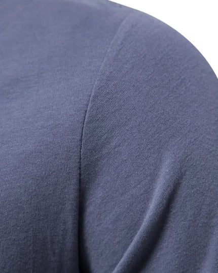 100% Cotton Long Sleeve T-Shirt - Casual Spring Wear for Men