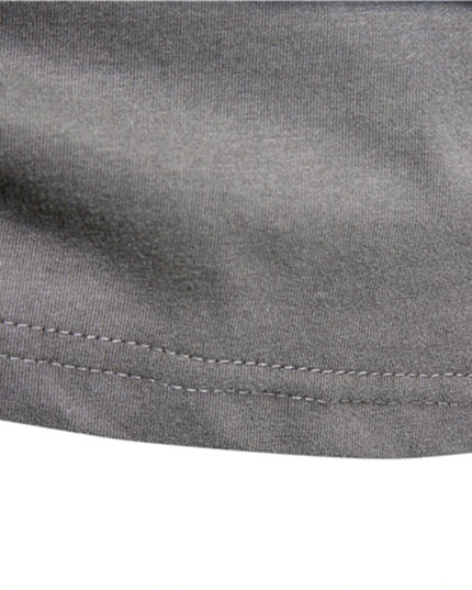100% Cotton Long Sleeve T-Shirt for Men - Casual Spring Style