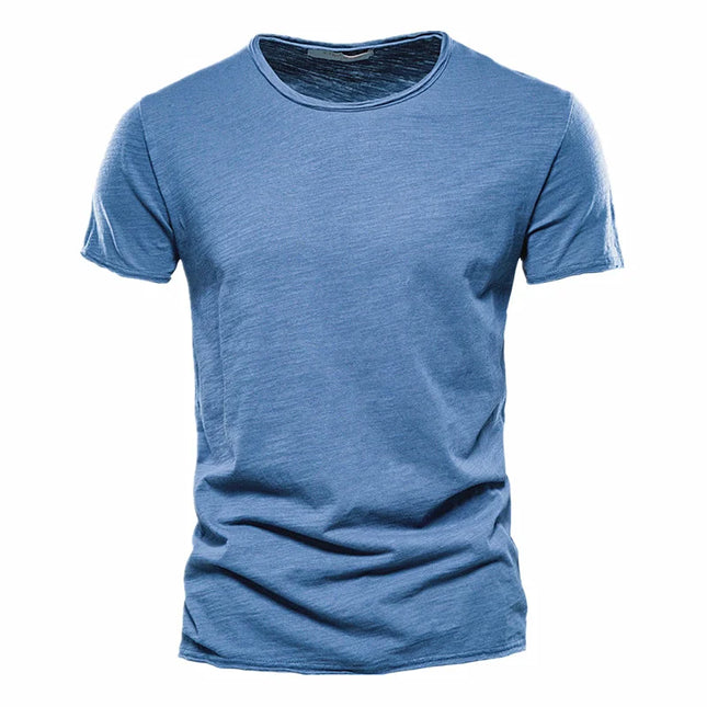 100% Cotton Men's Casual T-Shirt - Lightweight & Breathable