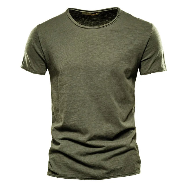 100% Cotton Men's Casual T-Shirt - Lightweight & Breathable