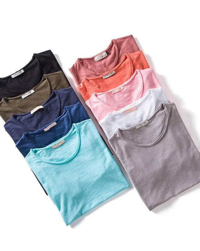 100% Cotton Men's Casual T-Shirt - Lightweight & Breathable