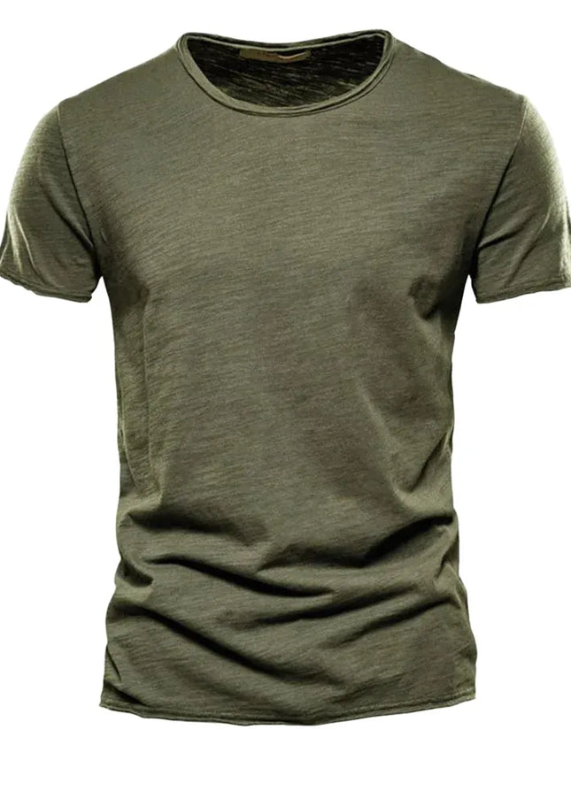 100% Cotton Men's Casual T-Shirt - Lightweight & Breathable