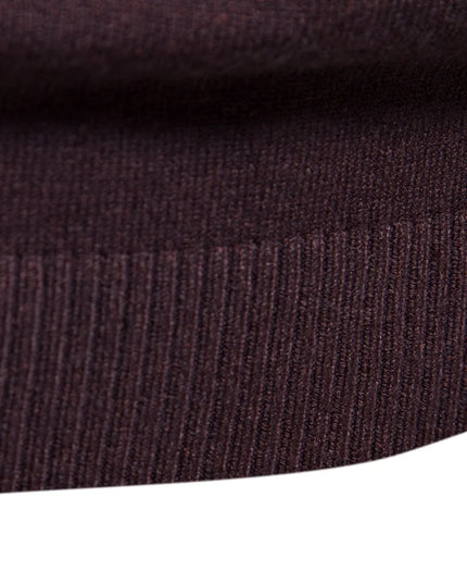 2021 Men's Casual Turtleneck Sweater - Warm Solid Color Pullover