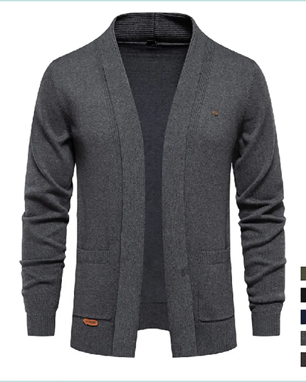 2023 Men's Winter Cotton Cardigan - Fashionable Knitted Sweater