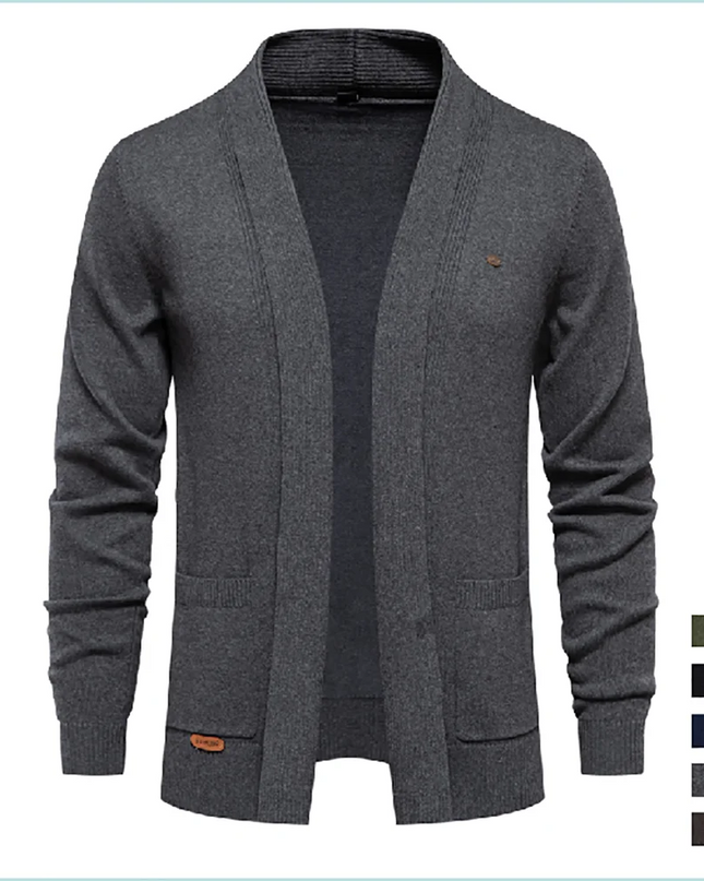 2023 Men's Winter Cotton Cardigan - Fashionable Knitted Sweater