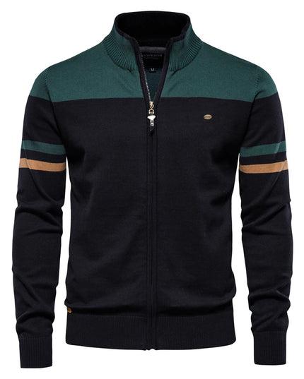 2023 Men’s Zipper Cardigan - 100% Cotton Casual Style