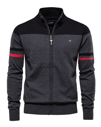2023 Men’s Zipper Cardigan - 100% Cotton Casual Style