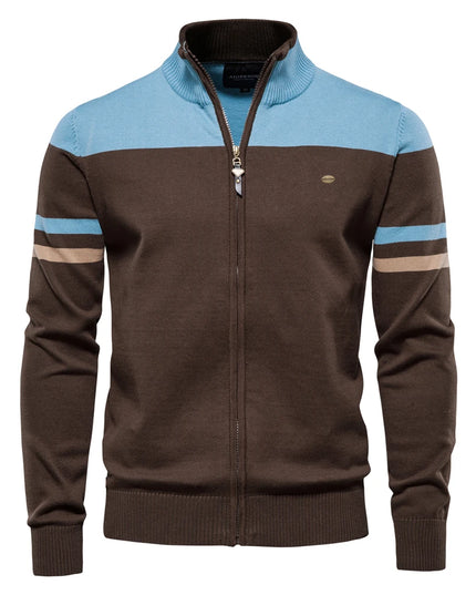 2023 Men’s Zipper Cardigan - 100% Cotton Casual Style