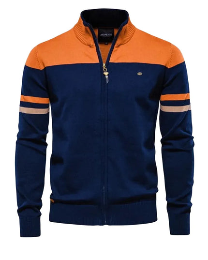 2023 Men’s Zipper Cardigan - 100% Cotton Casual Style