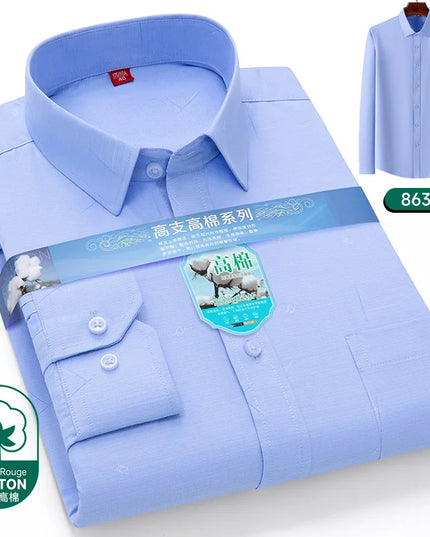 2024 Luxury Men's Long Sleeve Printed Shirt - Formal Fashion Style