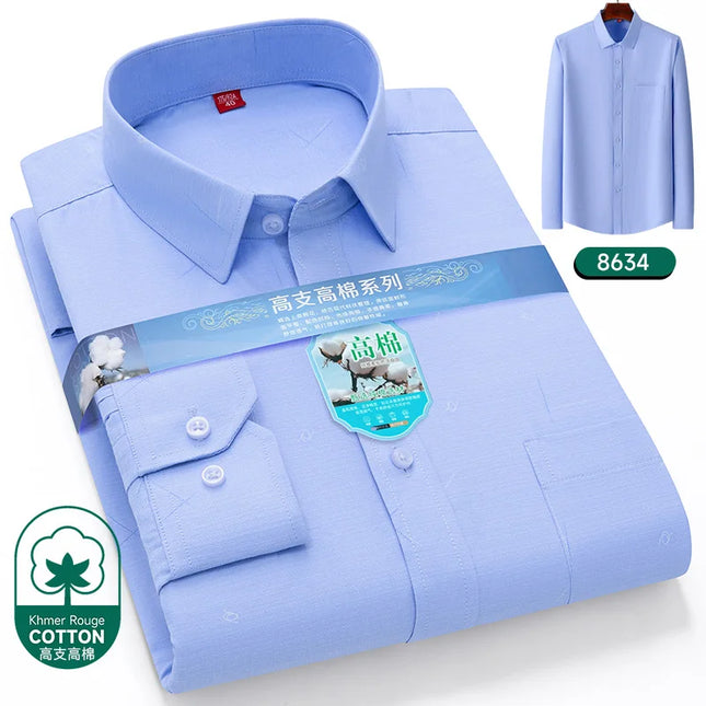 2024 Luxury Men's Long Sleeve Printed Shirt - Formal Fashion Style