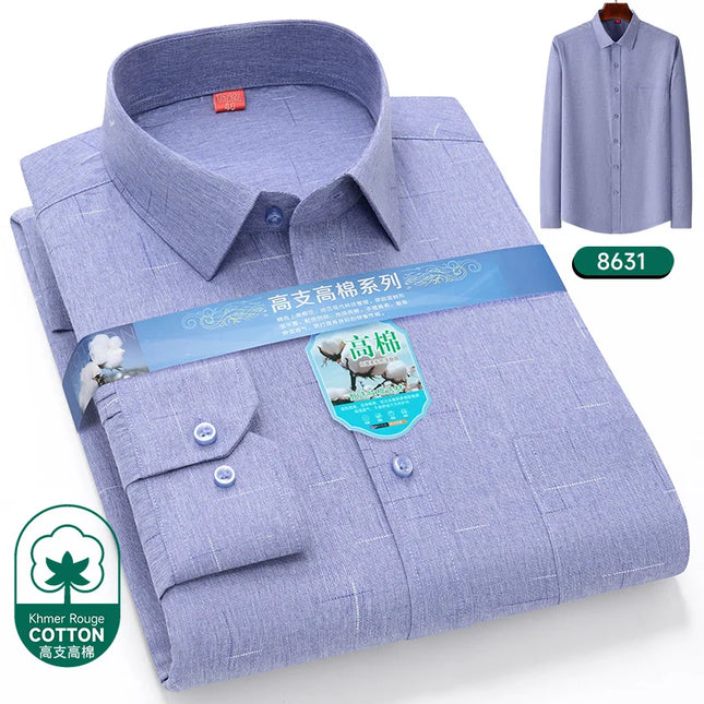 2024 Luxury Men's Long Sleeve Printed Shirt - Formal Fashion Style