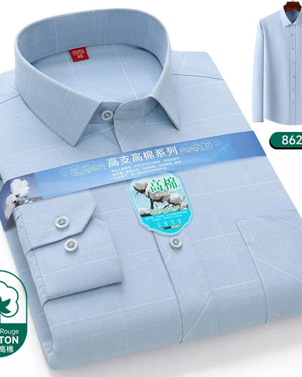 2024 Luxury Men's Long Sleeve Printed Shirt - Formal Fashion Style