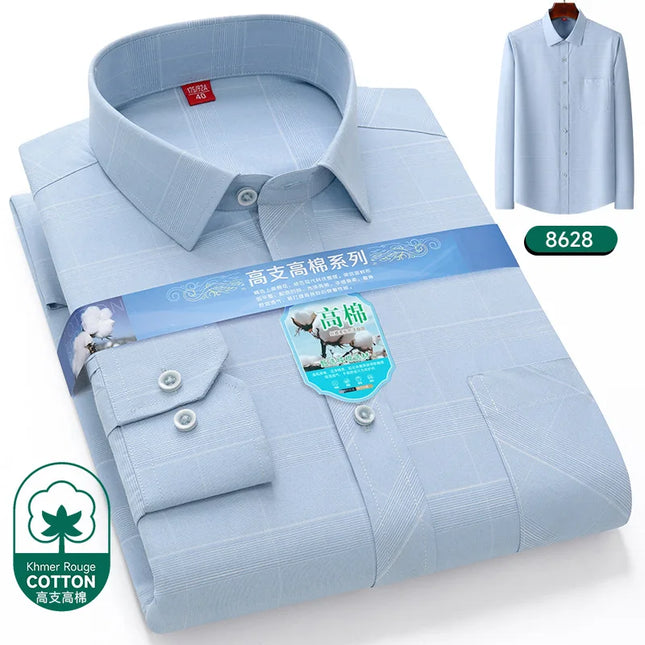 2024 Luxury Men's Long Sleeve Printed Shirt - Formal Fashion Style
