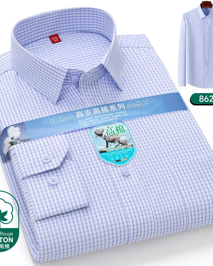 2024 Luxury Men's Long Sleeve Printed Shirt - Formal Fashion Style