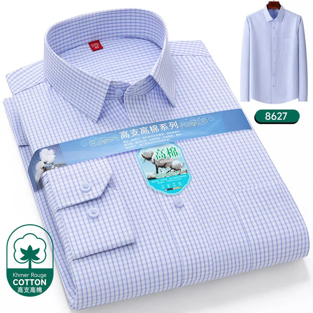 2024 Luxury Men's Long Sleeve Printed Shirt - Formal Fashion Style