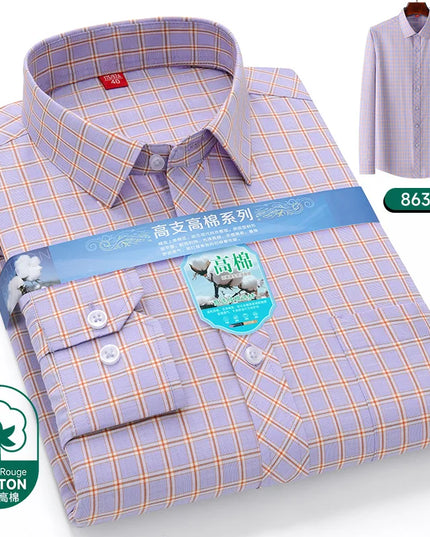 2024 Luxury Men's Long Sleeve Printed Shirt - Formal Fashion Style