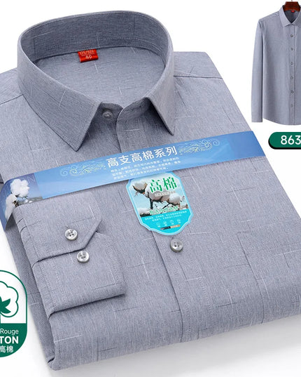 2024 Luxury Men's Long Sleeve Printed Shirt - Formal Fashion Style