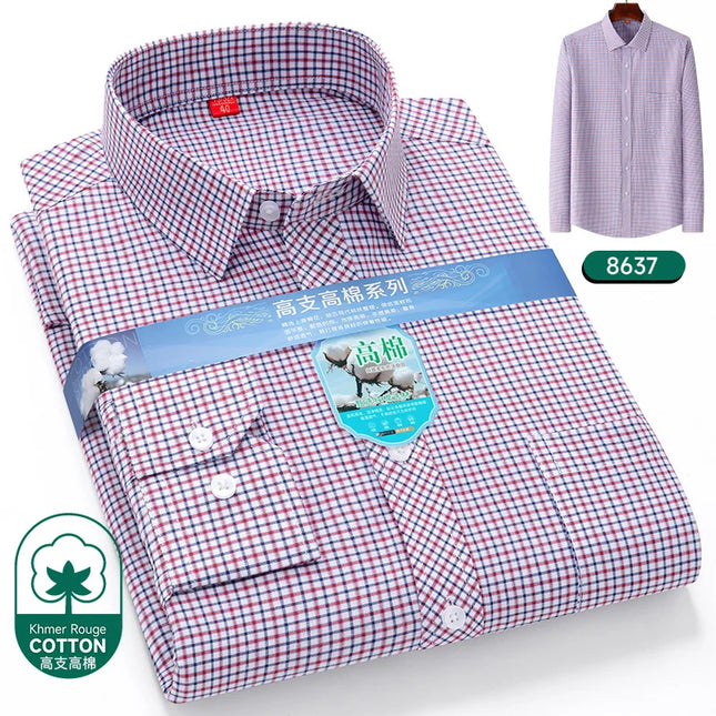 2024 Luxury Men's Long Sleeve Printed Shirt - Formal Fashion Style