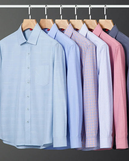 2024 Luxury Men's Long Sleeve Printed Shirt - Formal Fashion Style