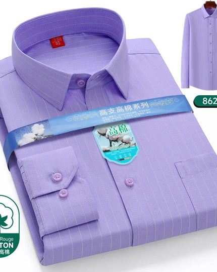 2024 Luxury Men's Long Sleeve Printed Shirt - Formal Fashion Style