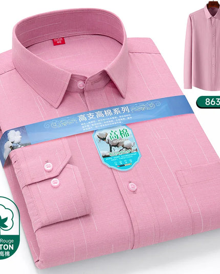2024 Luxury Men's Long Sleeve Printed Shirt - Formal Fashion Style