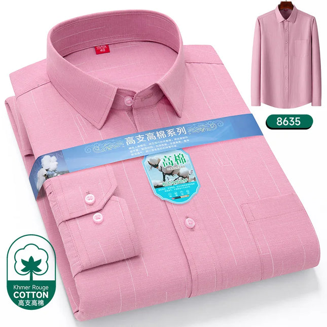 2024 Luxury Men's Long Sleeve Printed Shirt - Formal Fashion Style