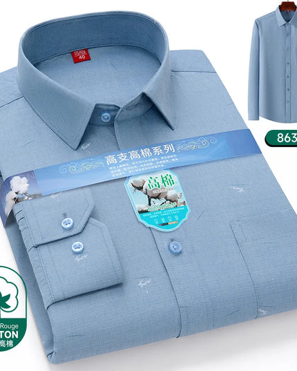 2024 Luxury Men's Long Sleeve Printed Shirt - Formal Fashion Style