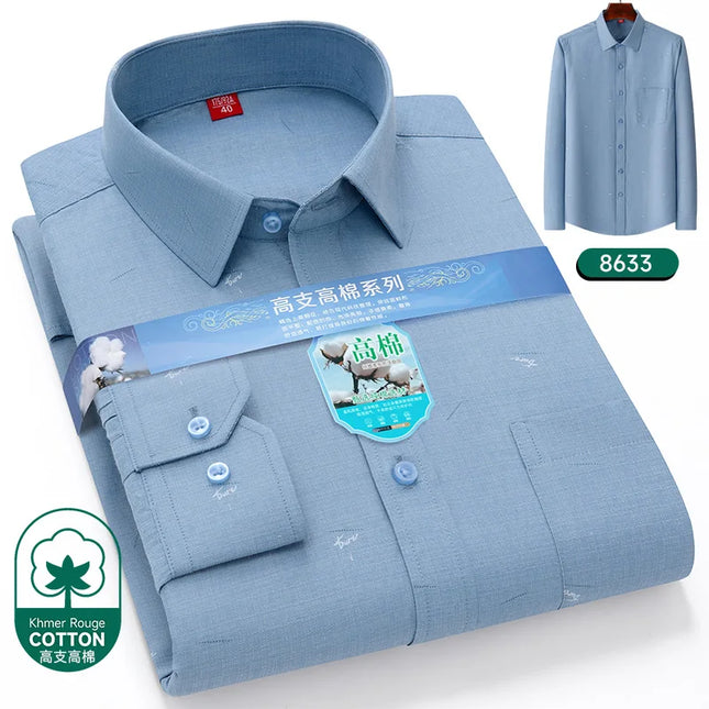 2024 Luxury Men's Long Sleeve Printed Shirt - Formal Fashion Style