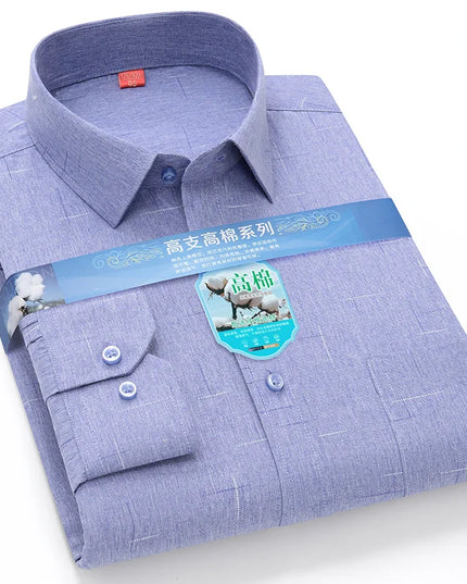 2024 Luxury Men's Long Sleeve Printed Shirt - Formal Fashion Style
