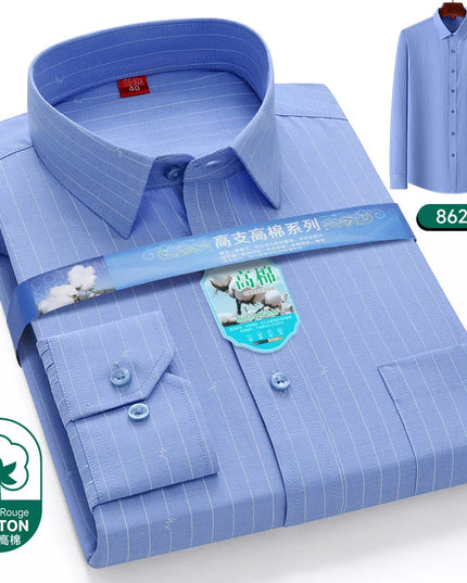 2024 Luxury Men's Long Sleeve Printed Shirt - Formal Fashion Style