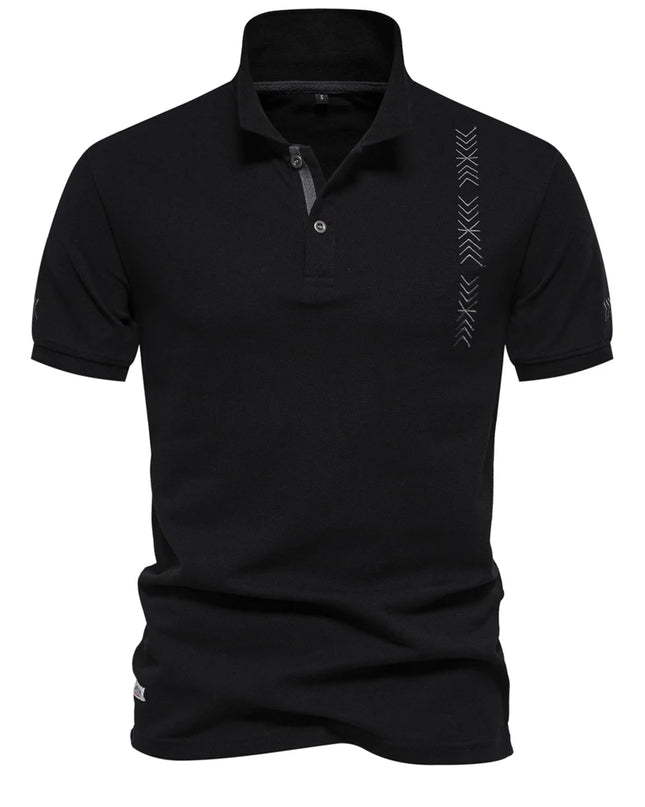2024 Men's Cotton Polo Shirt - Quality Embroidery & Casual Fit