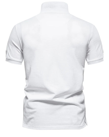 2024 Men's Cotton Polo Shirt - Quality Embroidery & Casual Fit