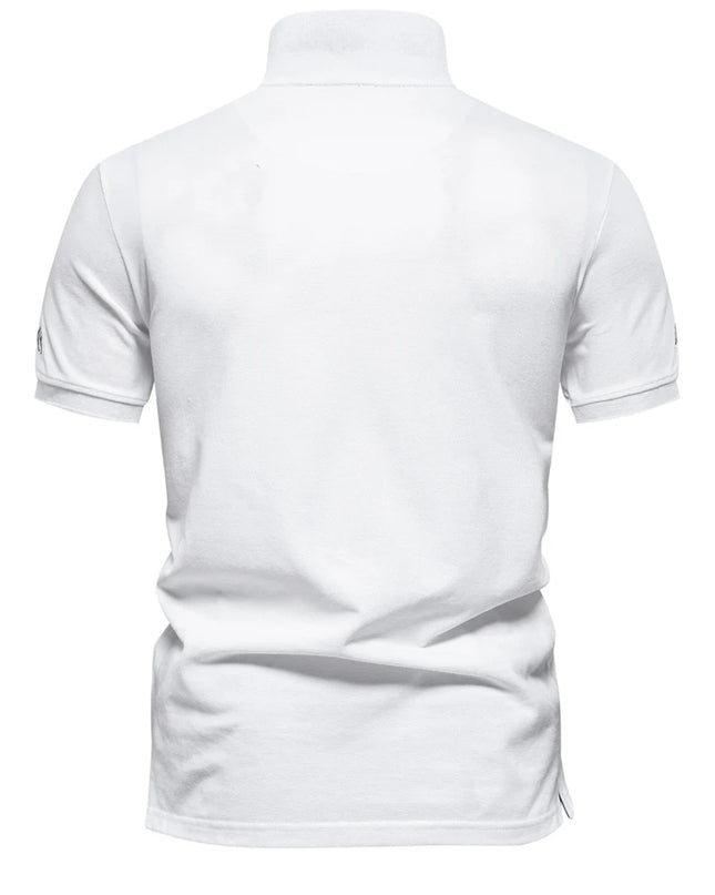 2024 Men's Cotton Polo Shirt - Quality Embroidery & Casual Fit