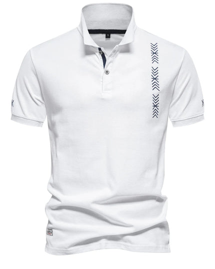 2024 Men's Cotton Polo Shirt - Quality Embroidery & Casual Fit