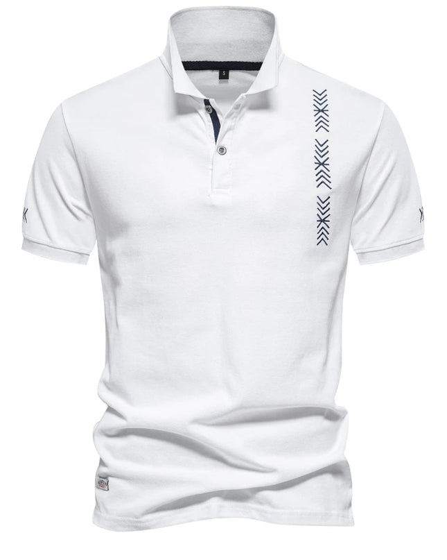 2024 Men's Cotton Polo Shirt - Quality Embroidery & Casual Fit