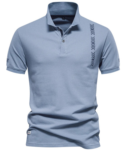 2024 Men's Cotton Polo Shirt - Quality Embroidery & Casual Fit