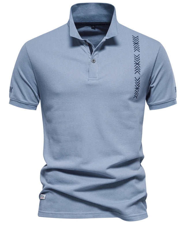 2024 Men's Cotton Polo Shirt - Quality Embroidery & Casual Fit