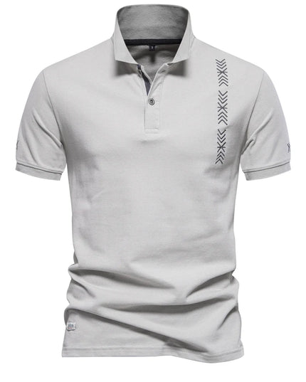 2024 Men's Cotton Polo Shirt - Quality Embroidery & Casual Fit