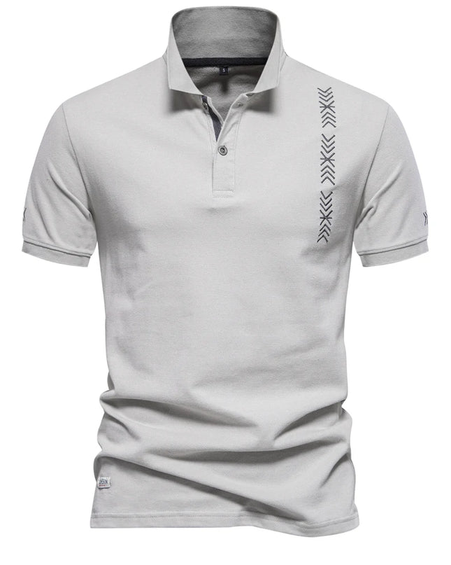2024 Men's Cotton Polo Shirt - Quality Embroidery & Casual Fit