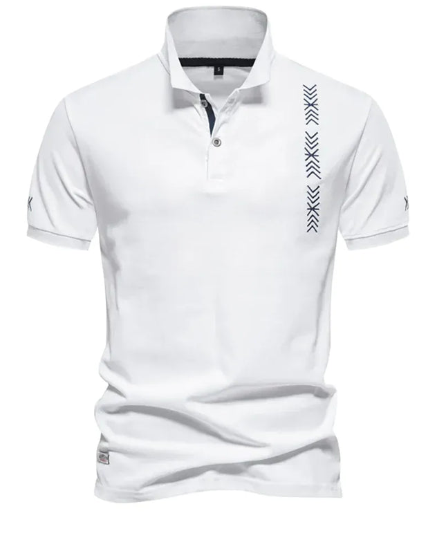 2024 Men's Cotton Polo Shirt - Quality Embroidery & Casual Fit