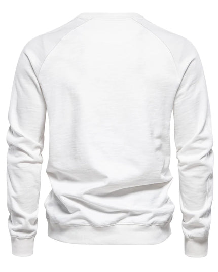 2024 Spring Cotton Blend Sweatshirt - Casual Men's Pullover