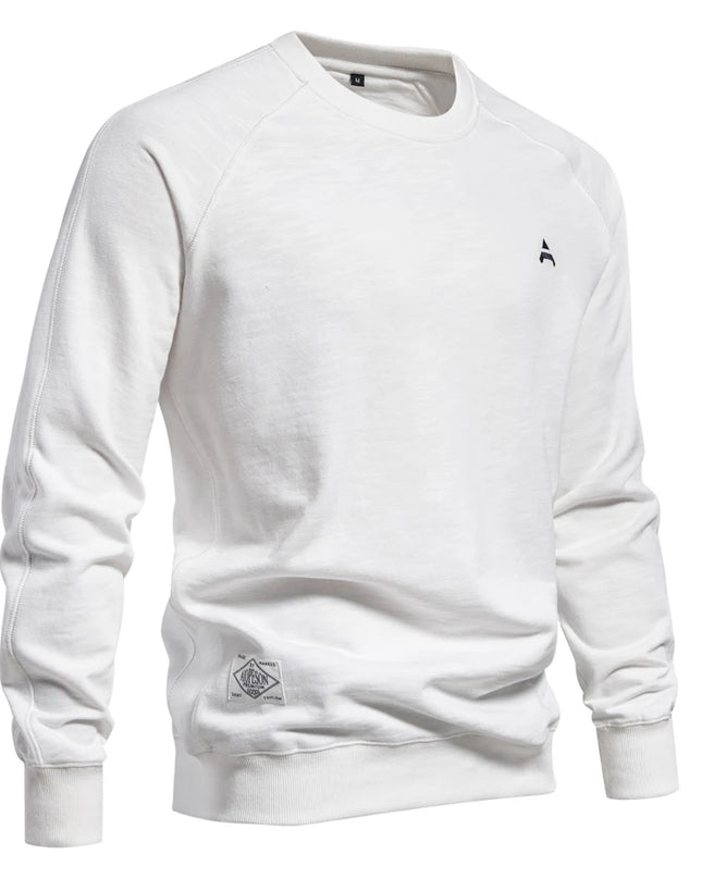 2024 Spring Cotton Blend Sweatshirt - Casual Men's Pullover