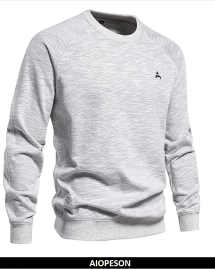 2024 Spring Cotton Blend Sweatshirt - Casual Men's Pullover