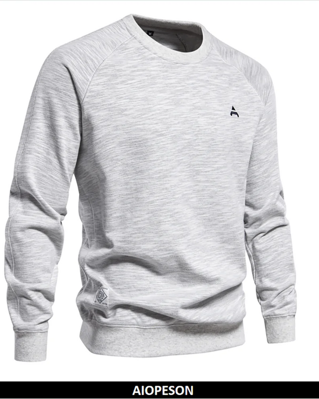 2024 Spring Cotton Blend Sweatshirt - Casual Men's Pullover