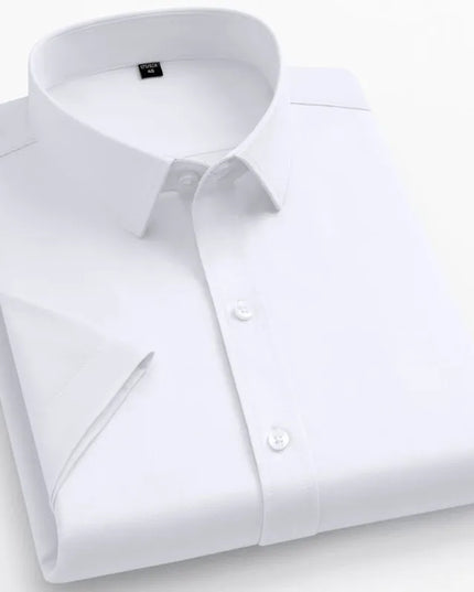 5XL Summer Short Sleeve Shirts for Men - Wrinkle-Free Casual Top