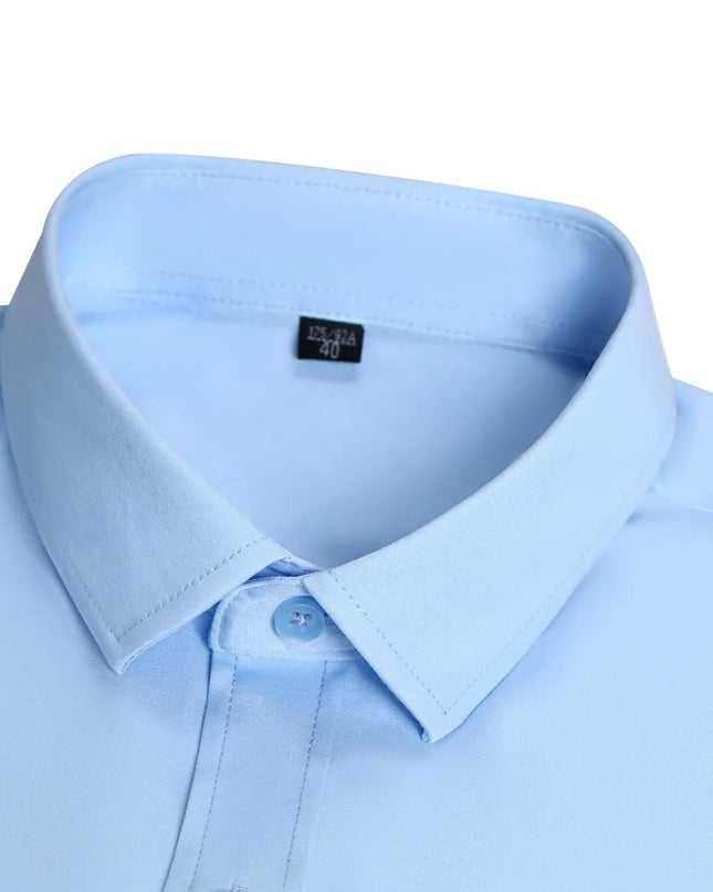 5XL Summer Short Sleeve Shirts for Men - Wrinkle-Free Casual Top