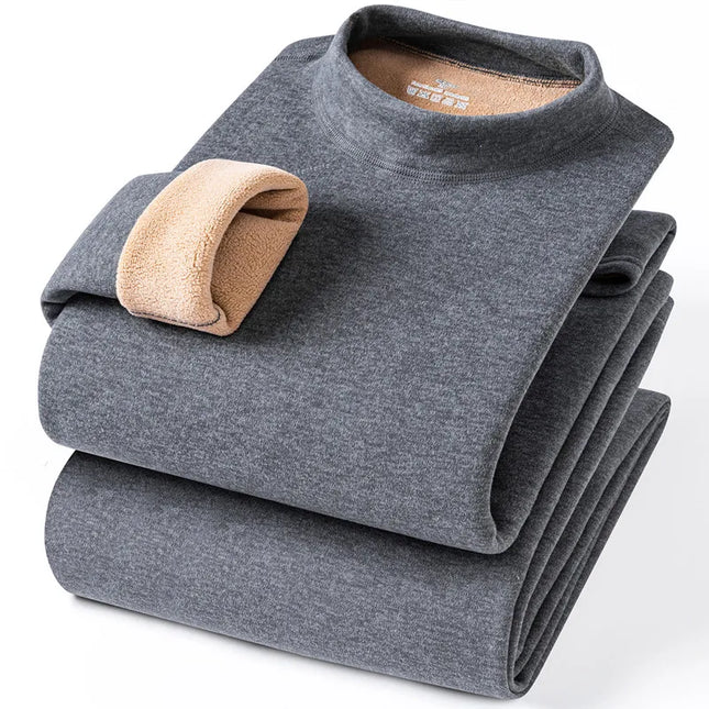 8XL Men's Thermal Underwear Set - Warm Long Johns for Winter Leisure