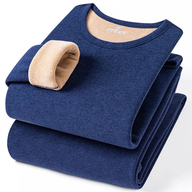 8XL Men's Thermal Underwear Set - Warm Long Johns for Winter Leisure