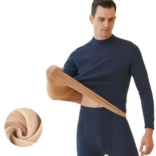 8XL Men's Thermal Underwear Set - Warm Long Johns for Winter Leisure